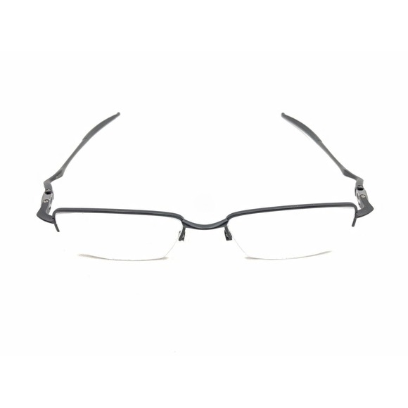 Oakley Drill Bit 0.5 OX3143-0753 Matte Black Half Eyeglasses Frames 53-18 136 - Picture 2 of 12